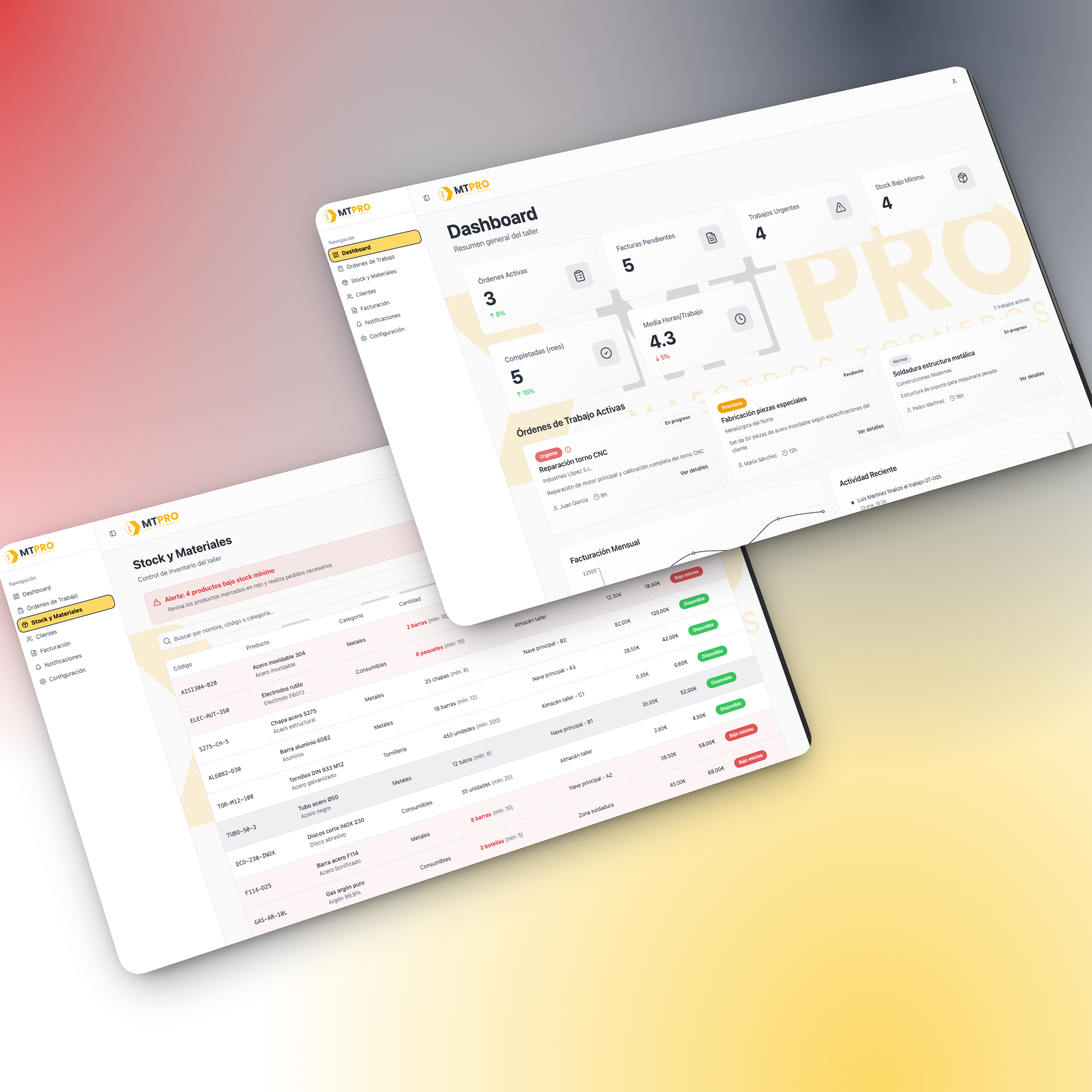 ERP para taller de mecanizado industrial