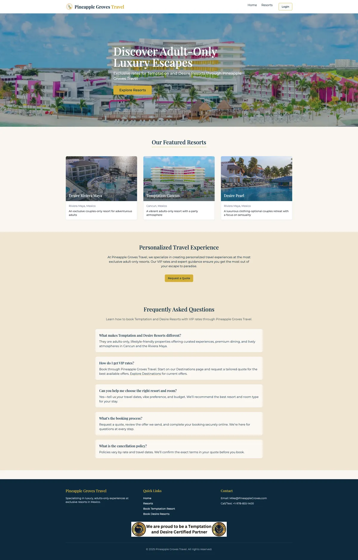 Pineapple Groves Travel